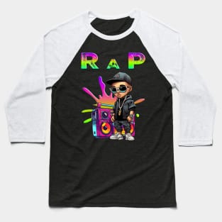 Rap Music Baseball T-Shirt